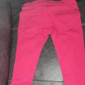 Pink ripped girl jeans sz 7